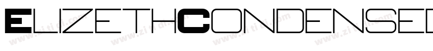 ElizethCondensed Bol字体转换